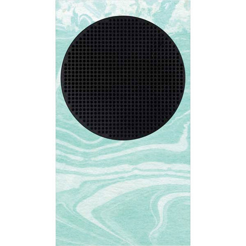 Mint Marbling Xbox Series S Console Skin